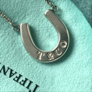Authentic Tiffany’s horseshoe sterling silver 925 Tiffany and Co & pouch